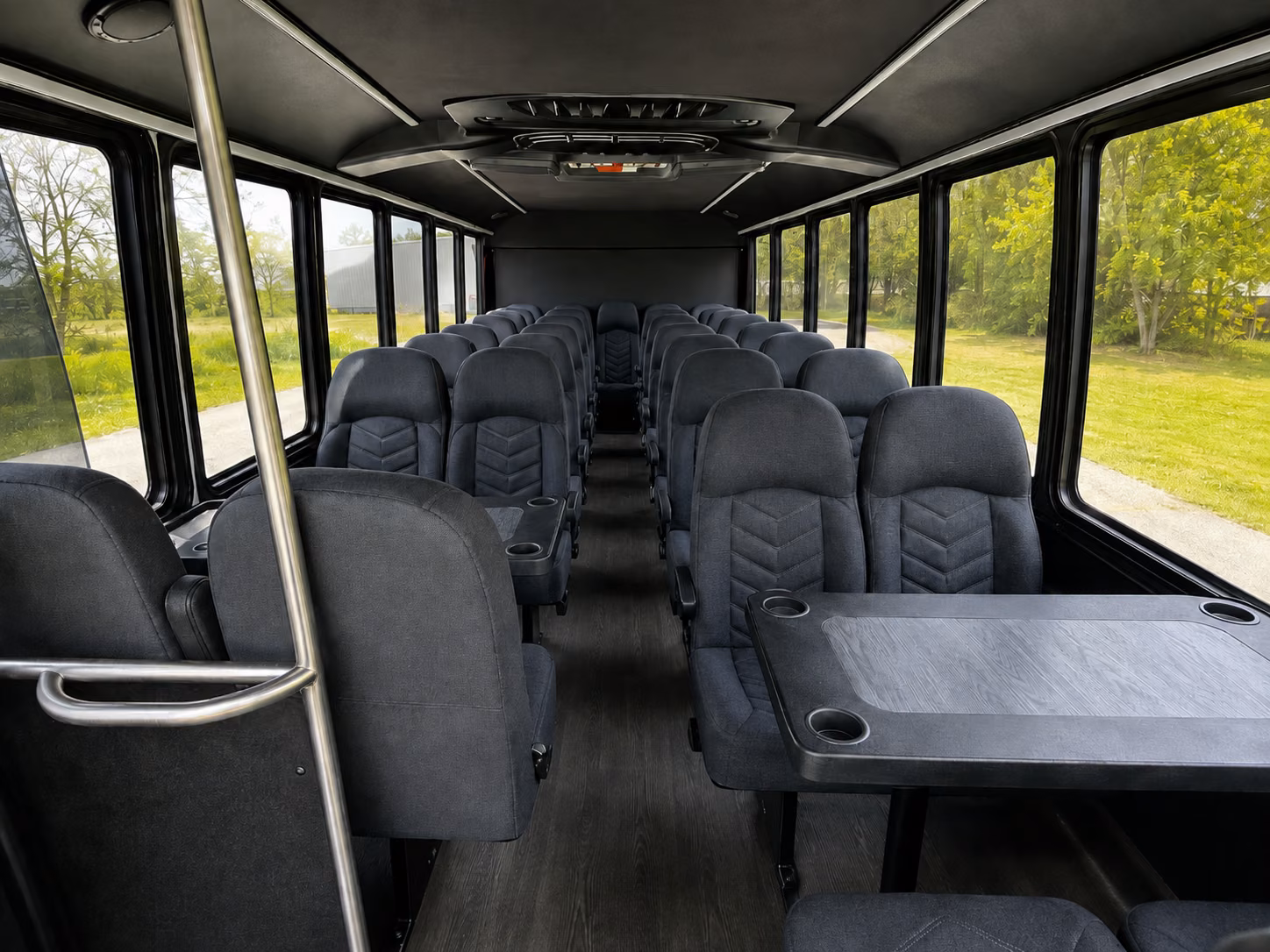 18 passenger minibus inside