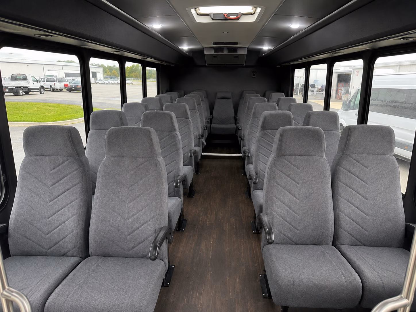 18 passenger minibus interior