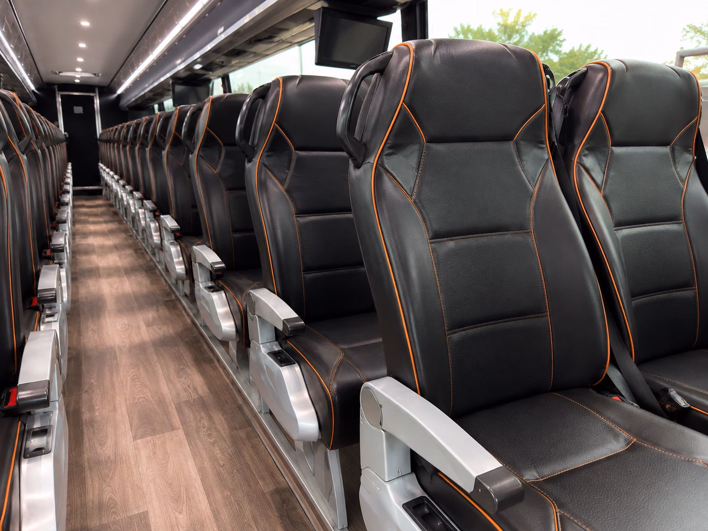 long distance buses for away games and regional tournaments