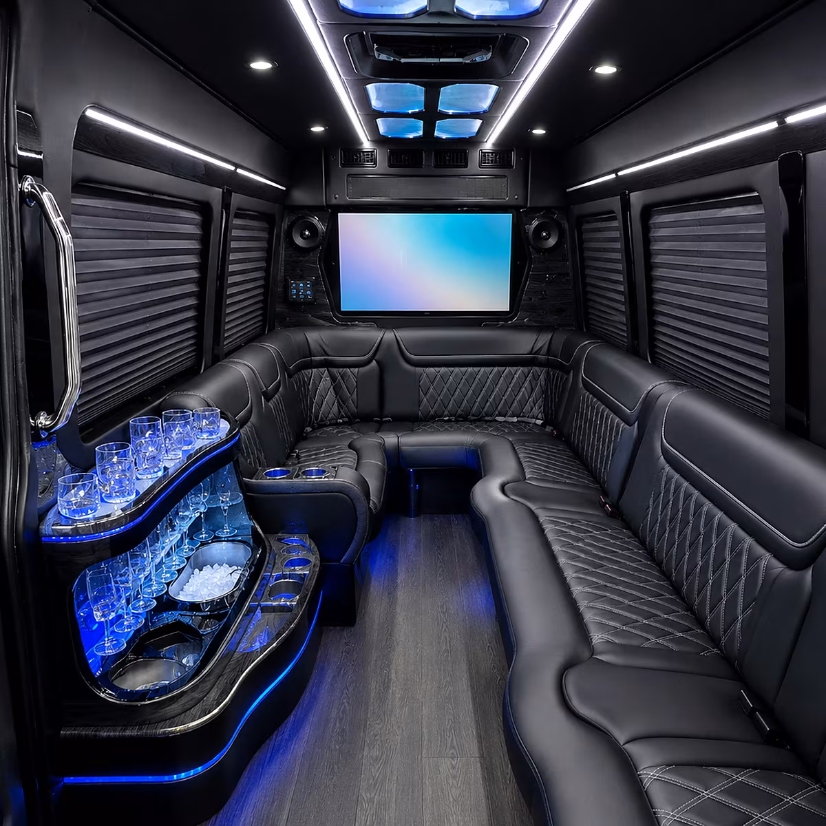 san marcos holiday party bus rental